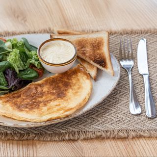 Омлет з пармезаном 