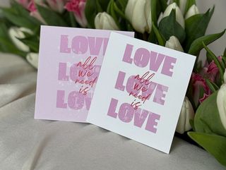 Записка Валентинка LOVE