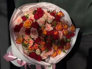 Букет №36 Кущова троянда Джем 25 шт.