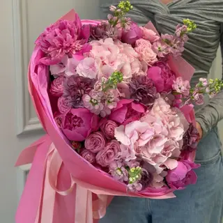 Букет квітів «Pink Symphony»