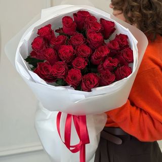 25 голландських троянд «Родос»