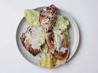 Медальони зі свинини з картопляно-трюфельним пюре