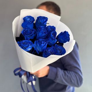 Синя троянда поштучно (Еквадор)