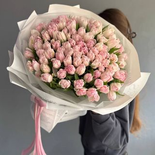 101 піоновидний тюльпан рожевий