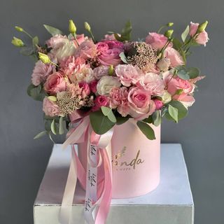Квіти в коробці №21646