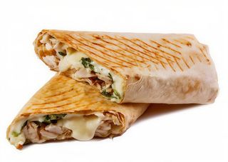 Сир Сулугуні в лаваші з куркою