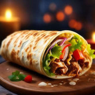 Шаурма Гавайськая в Арабськом лаваші