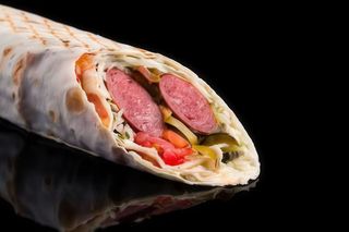 Мисливський хот-дог  лаваші