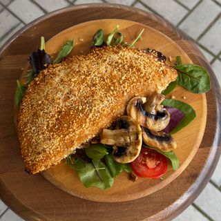 Чебурек без тіста з начинкою жульен (Стандартна порція)