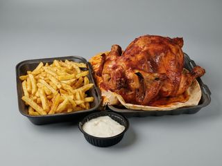 Курка Гриль з картоплею фрі