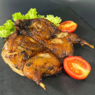 Перепілка на мангалі