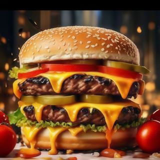 Дабл бургер з куркою