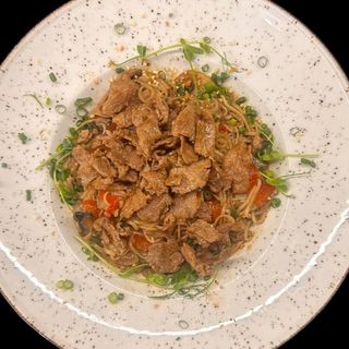 Локшина Тонкацу з телятиною