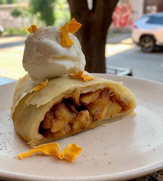 Штрудель яблоко – гарбуз