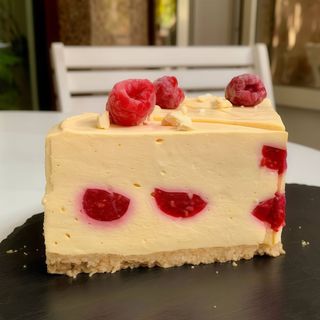 Манго- малина чизкейк