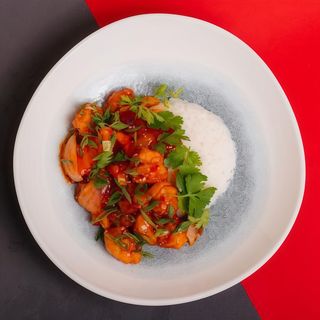 Курятина в кисло солодкому соусі (330г)