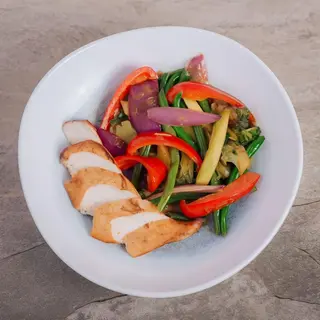 Запечена куряча грудка з овочами WOK (250г)