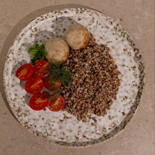 Котлети індичі з гречкою