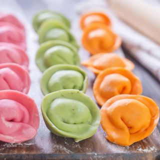 Кольорові пельмені з індиком напівфабрикат ( 400 г.)