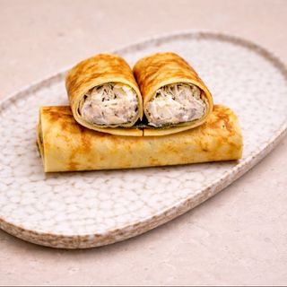 Млинці з куркою та грибами