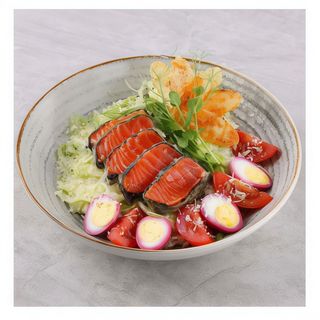 Салат Цезар із лососем