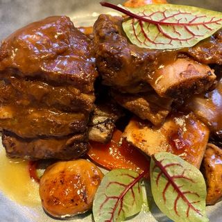 Ребра яловичі під соусом Demiglace