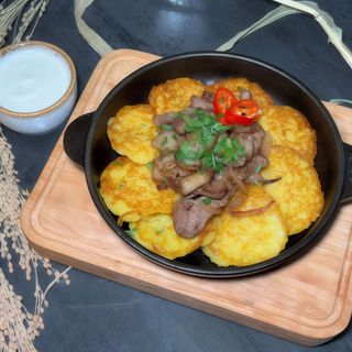 Терта картопля з піджаркою , 300/40 г