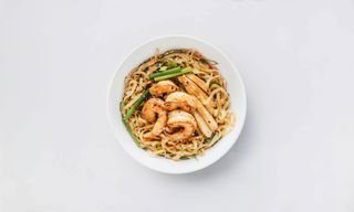 Рисова локшина з креветками й куркою (400г)