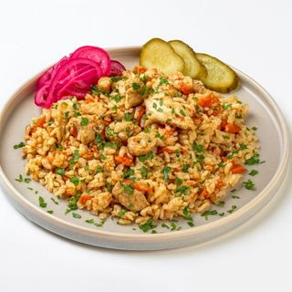 ПЛОВ З КУРКОЮ