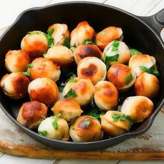 Пельмешки з курки смажені
