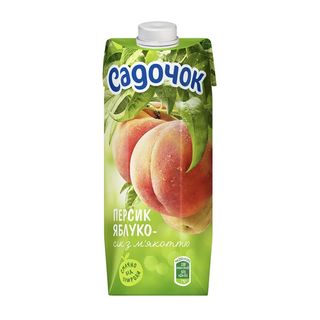 Сік Садочок Персик-Яблуко (0.5л)