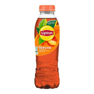 Чай Lipton чорний Персик (0.5л)