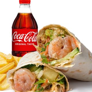 Шаурма Азійська з креветкою меню