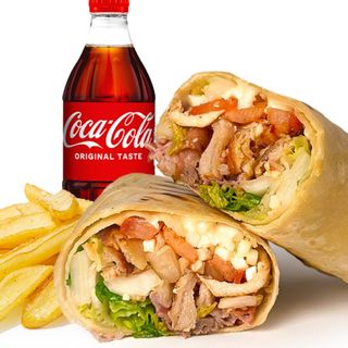 Шаурма BBQ з куркою та  телятиною  Меню