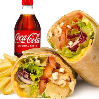 Шаурма з куркою й ананасом Меню