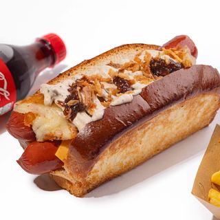 Дабл дог Fried Cheese меню