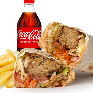 Шаурма Вегетаріанська з фалафелем меню