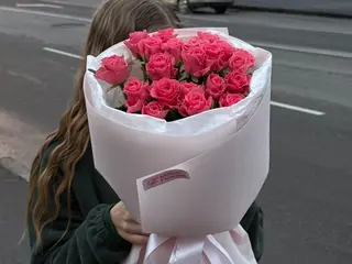 Рожева троянда свінг 21 шт