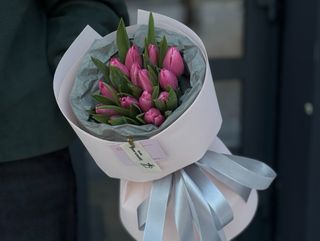 Букет №17 тюльпан 15 шт christmas dream