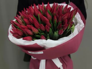 Букет №12 тюльпан 101 шт strong love