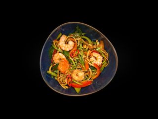 Локшина удон з креветкою