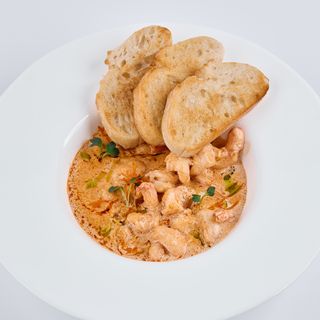 Креветки у вершковому соусі 280г