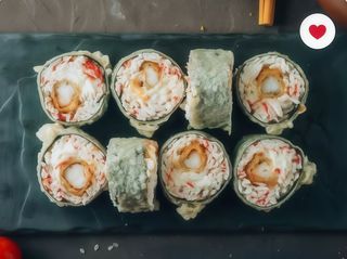 Гарячий рол Сурімі з креветкою (8шт/225г)