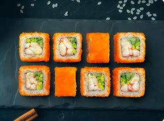 Каліфорнія з креветкою (8шт/215г)