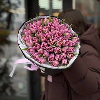 51 лавандовий піоновидний тюльпан