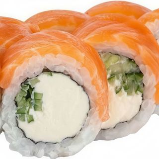 Філадельфія з лососем та огірком