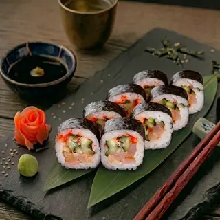 Хосо Макі з креветкою