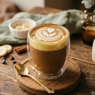 Флет Уайт на банановому молоці