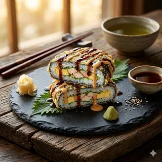 Суши Бургер з копченою куркою (600 гр)