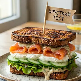 Сендвіч з лососем (180г)